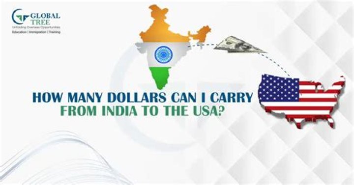 How much dollars can I keep in India?