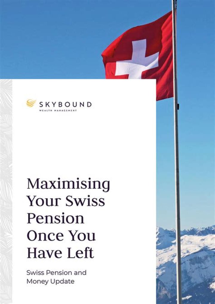How much is the average Swiss pension?