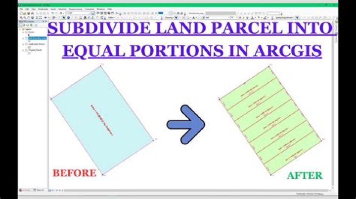 How much land do you need to subdivide?