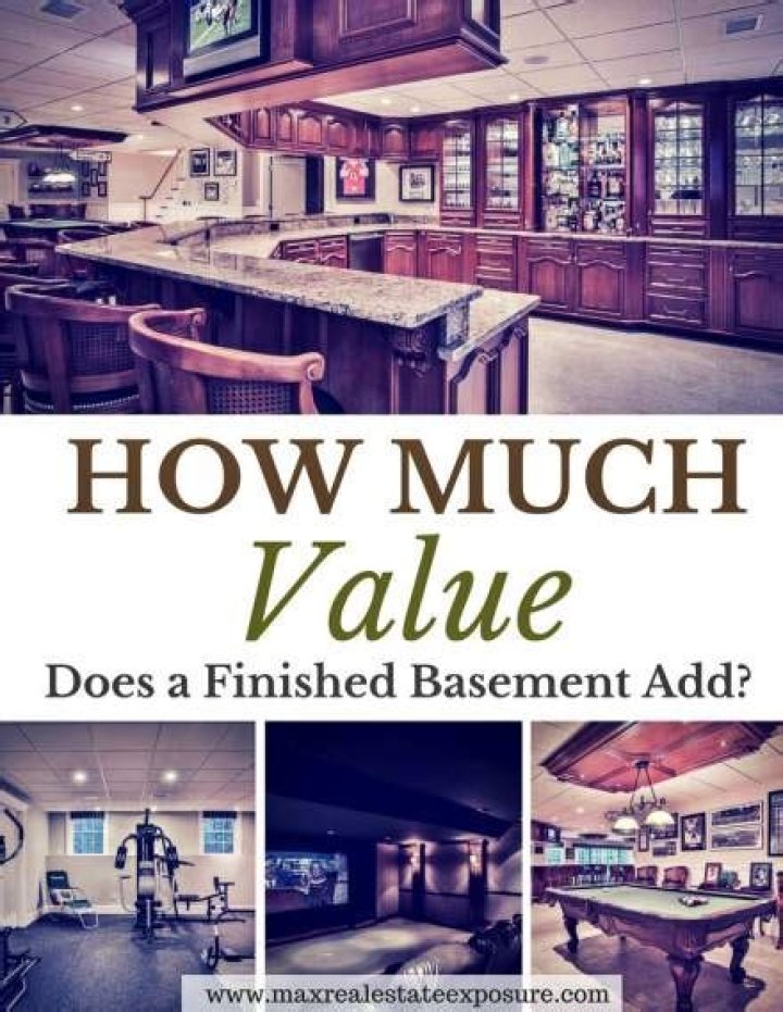 How much value does a basement add to a house?