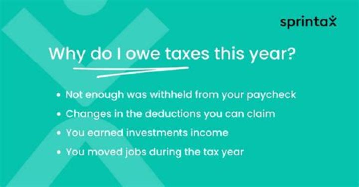 How often do you owe taxes?