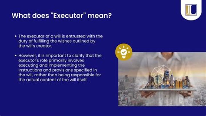 How old is my sister who is executor?