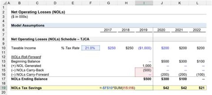 How to calculate Nol carryover for 2020 tax return?
