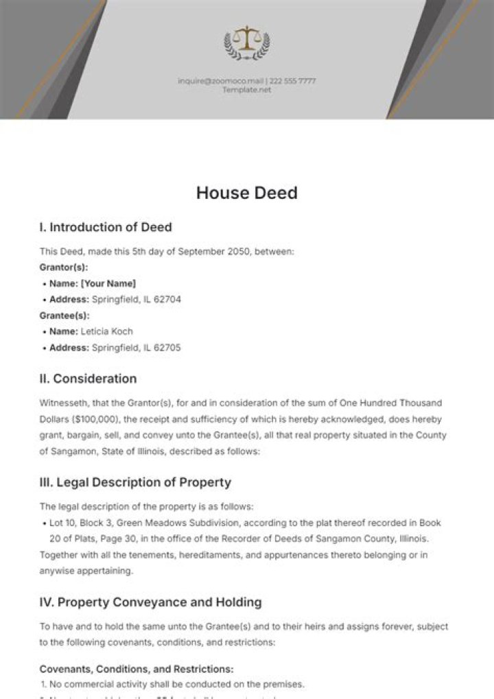 How to change the deeds to a house after parents die?