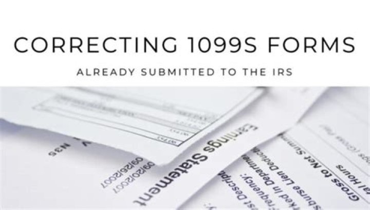 How to correct 1099s forms already submitted to the IRS?