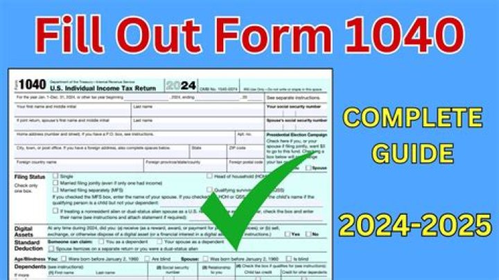 How to fill out Form 1040 for 2018?