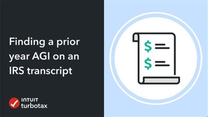 How to find your prior year AGI tax return?