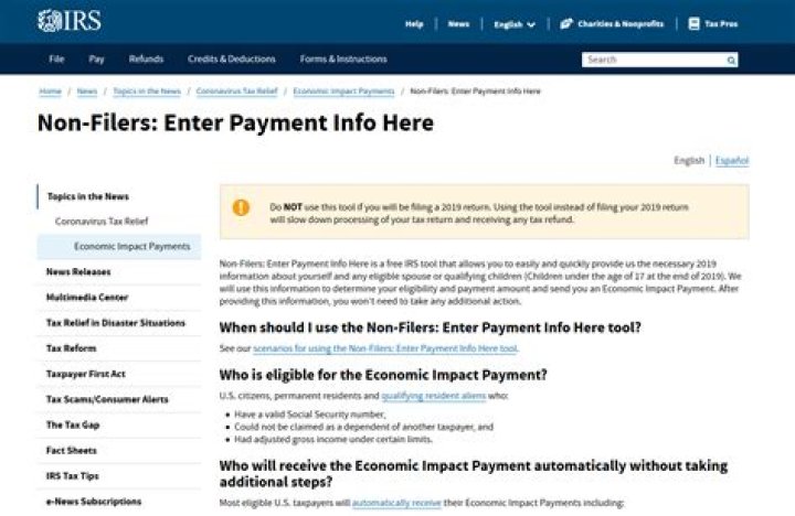 How to pay the IRS as a non-filer?