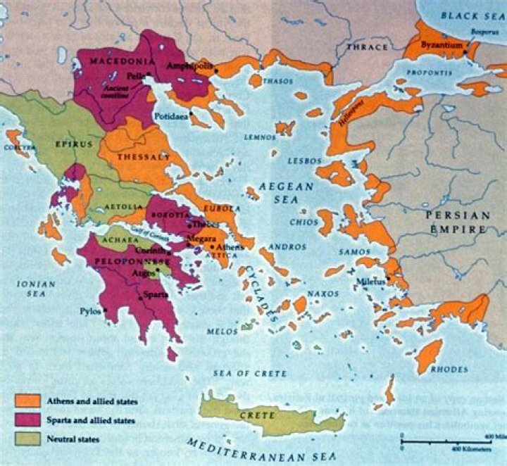 How was Greece divided?