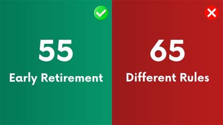 Is 55 considered early retirement?