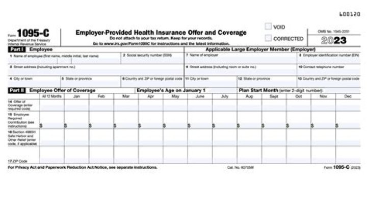 Is a 1095-C proof of insurance?