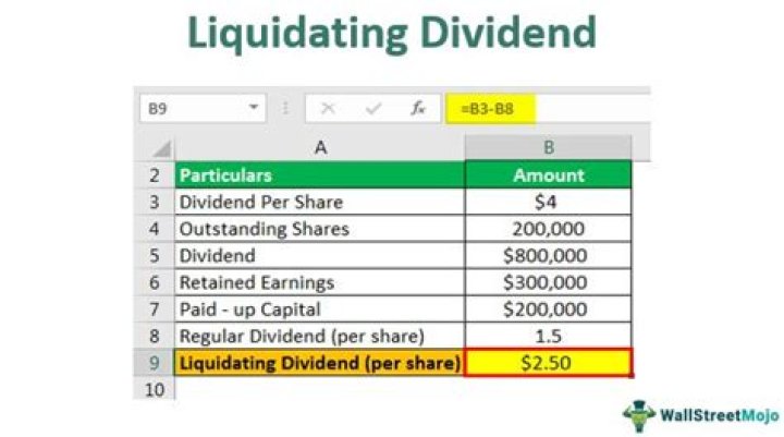 Is a liquidating distribution a dividend?