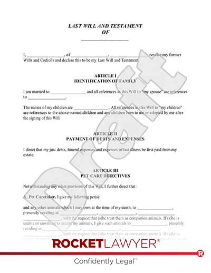 Is a Will legally binding after divorce?