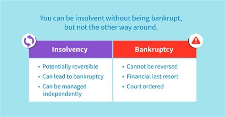 Is bankruptcy better than insolvency?