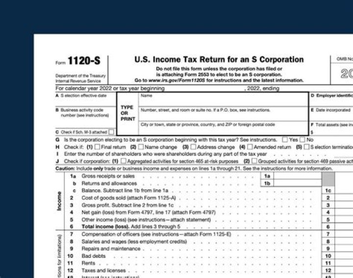 Is Form 1065 the same as 1120S?