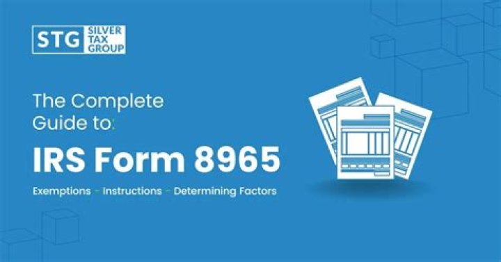 Is Form 8965 still required?