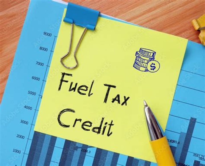 Is fuel tax credit taxable income?