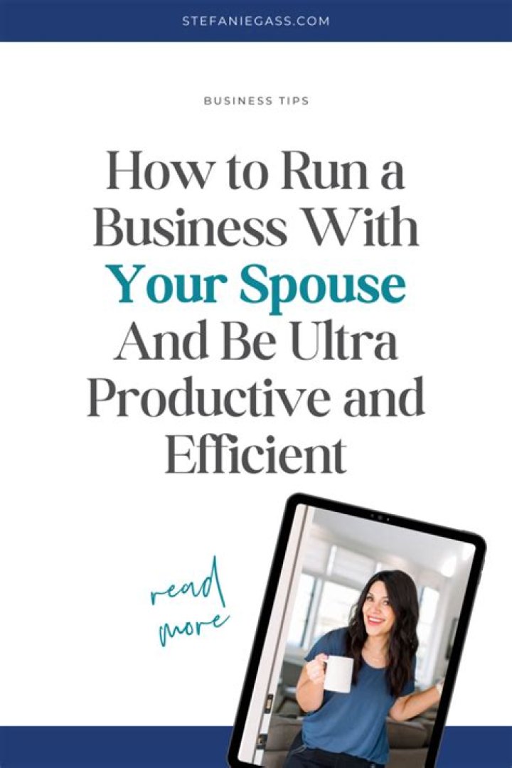 Is it easy to run a business with your spouse?