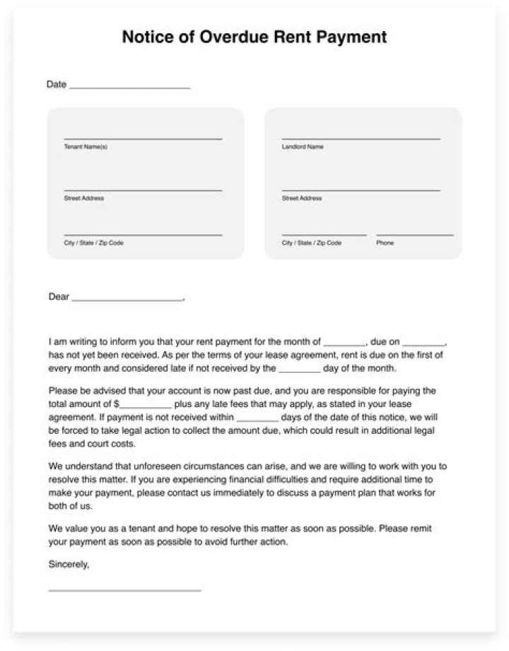 Is it OK to be late on rent?