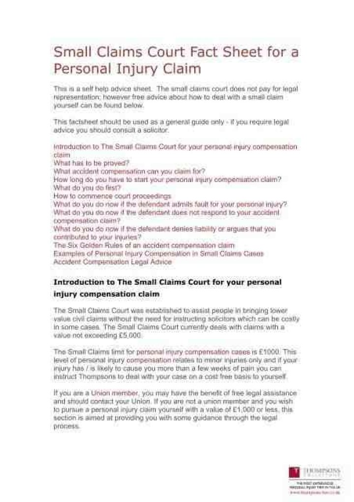 Is it worth taking someone to small claims?