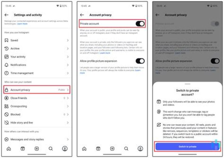 Is my Instagram private?