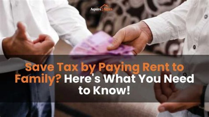 Is paying rent to parents legal?