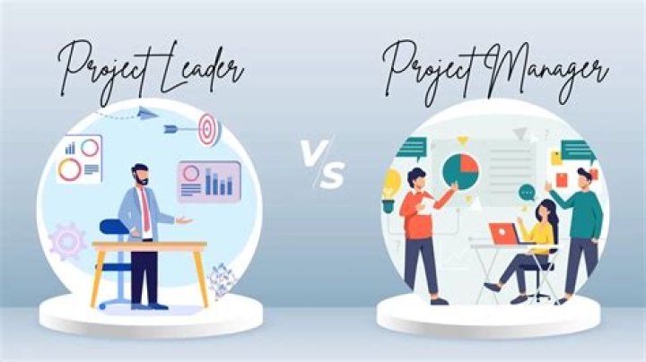 Is project leader higher than project manager?