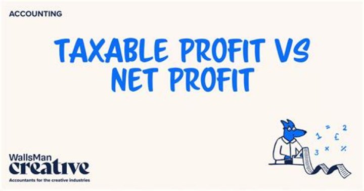 Is tax worked out on profit?