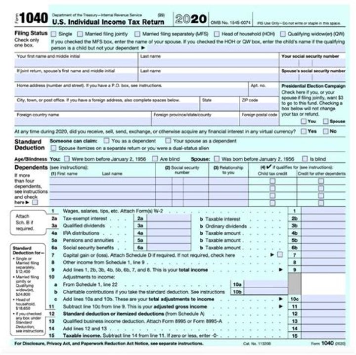 Is the K-1 attached to the 1040?