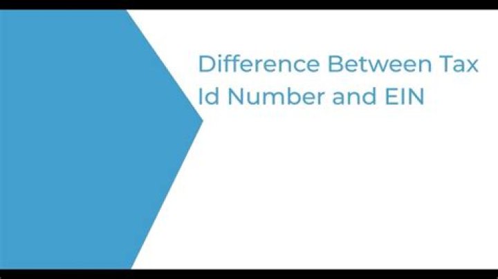 Is the tax-exempt number the same as an EIN?