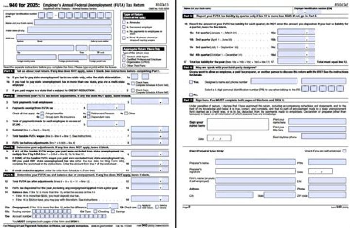 Is there a 940 Form 2018?