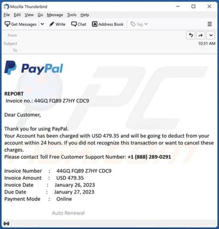 Is there a deduction in PayPal?