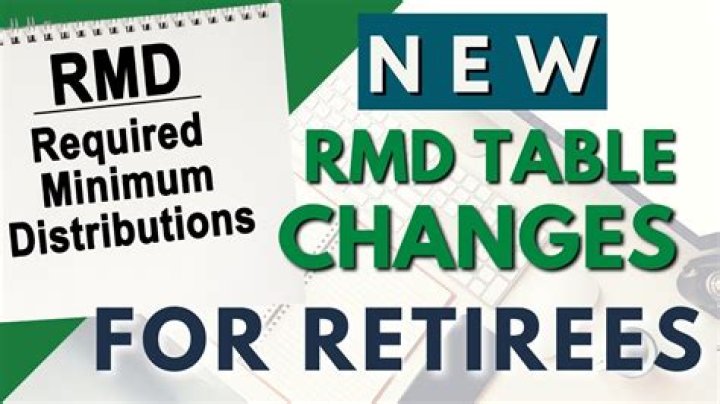Is there a new RMD table?