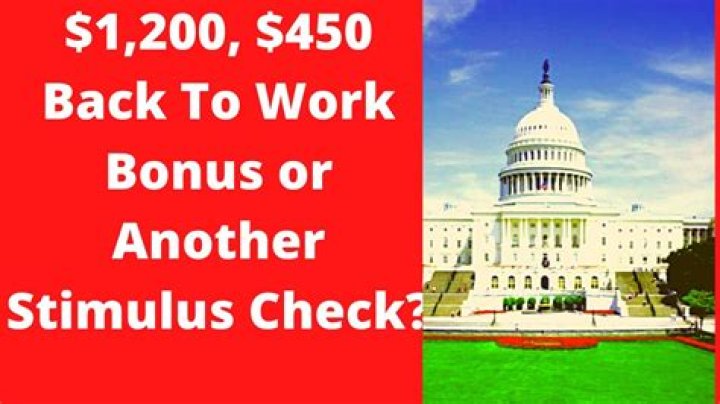 Is there still a back to work bonus?