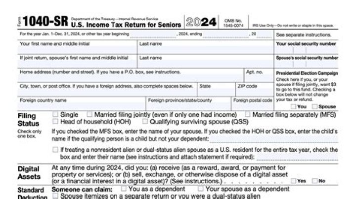 Should I use Form 1040 or 1040-SR?