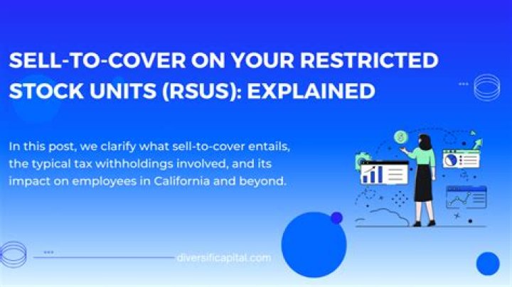 Should you sell to cover RSU taxes?