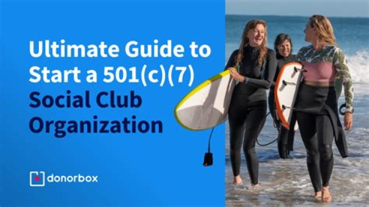 What are 501c7 organizations?