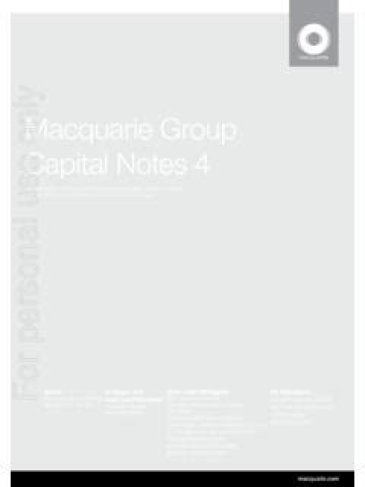 What are capital notes 4?