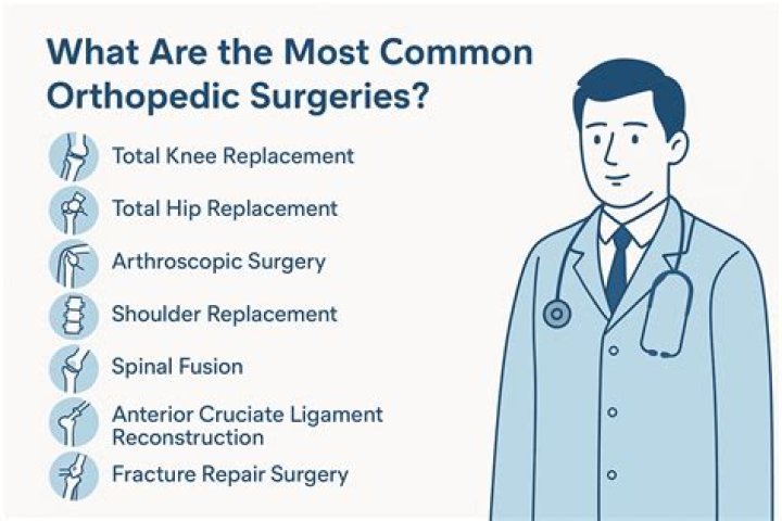 What are common knee surgeries?