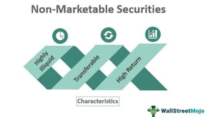What are considered non marketable securities?