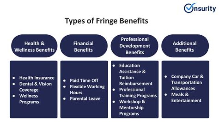 What are different types of fringe benefits?