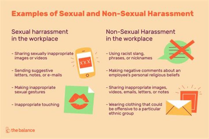 What are examples of non harassment?