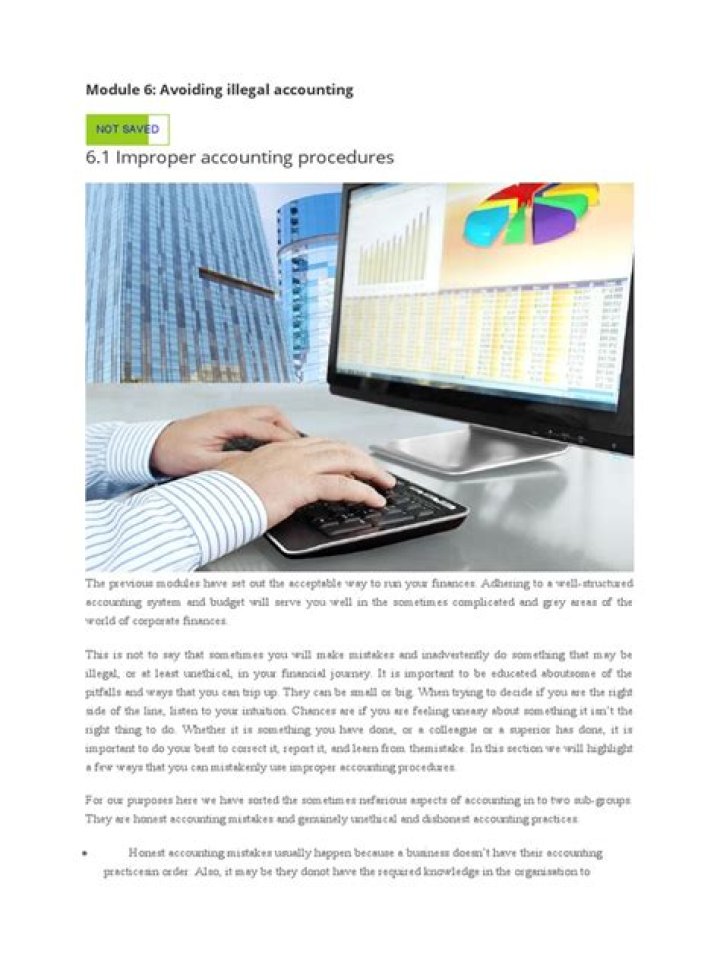 What are illegal accounting practices?