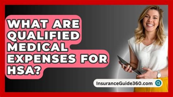What are IRS qualified medical expenses for HSA?