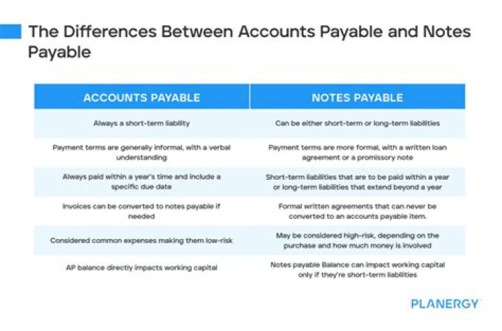 What are notes payable in accounting?