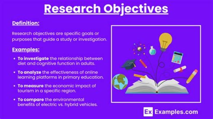 What are research objectives examples?
