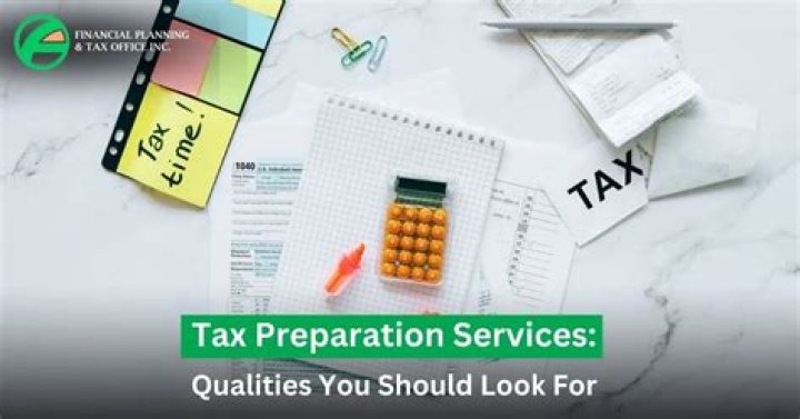 What are some tax preparation services?