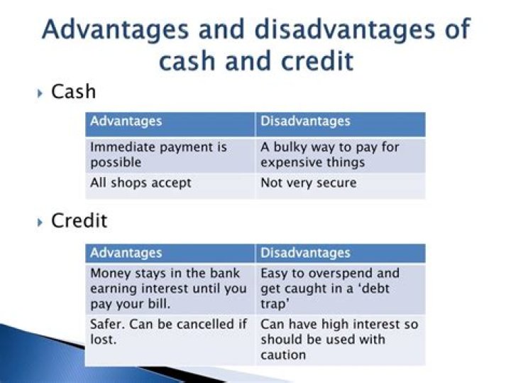 What are the advantages and disadvantages of using credit?