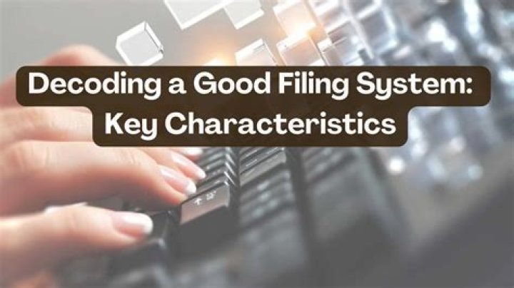What are the advantages of a good filing system?