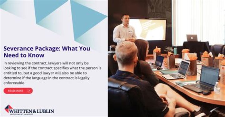 What are the advantages of offering a severance package to your departing employees?